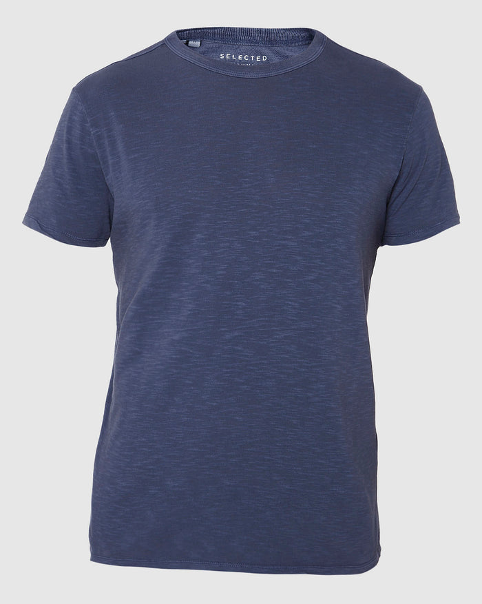 Blue Crew Neck T-Shirt
