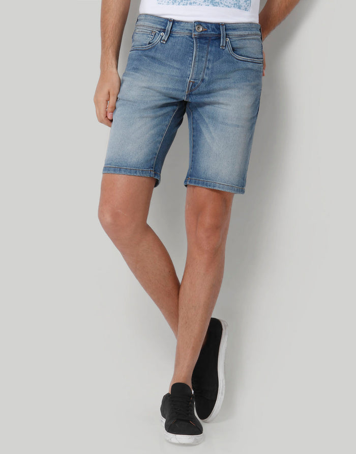 Blue Denim Shorts