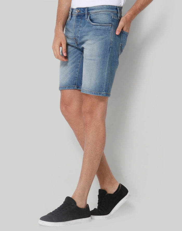 Blue Denim Shorts