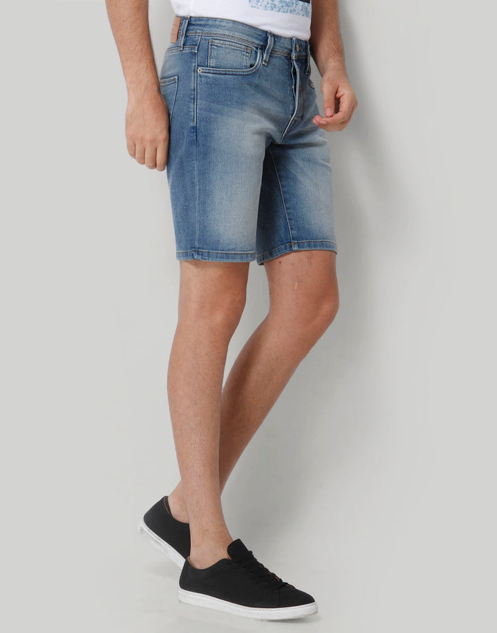 Blue Denim Shorts