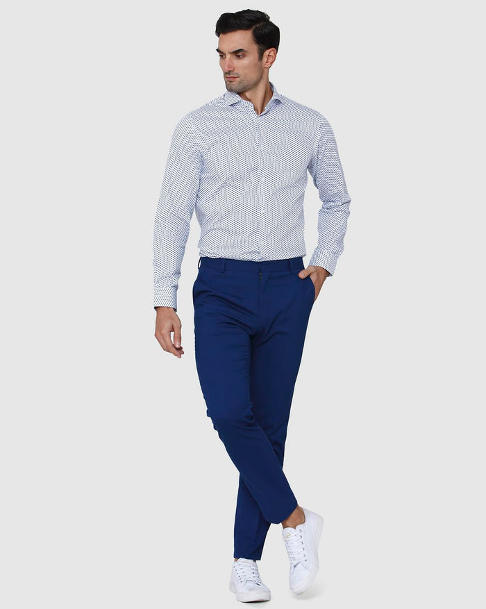 Blue Formal Trousers