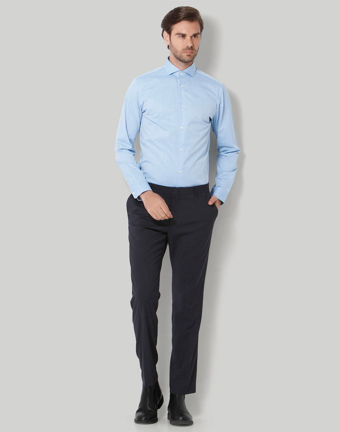 Blue Formal Trousers