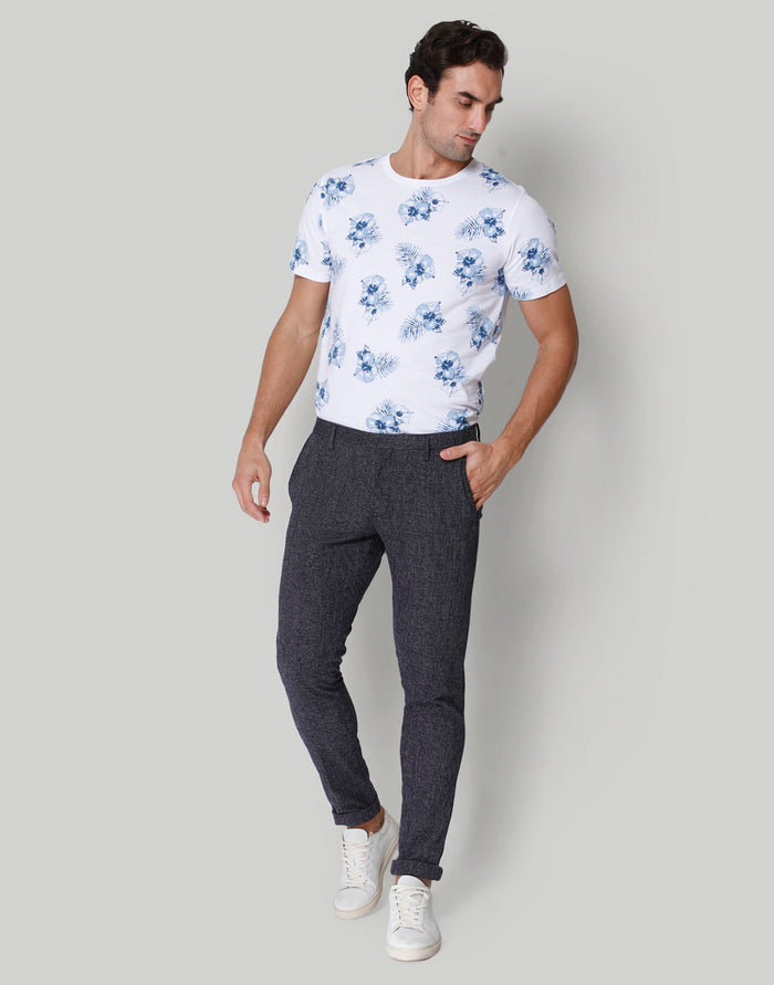 Blue Formal Trousers