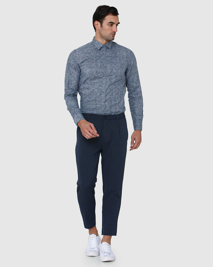 Blue Formal Trousers