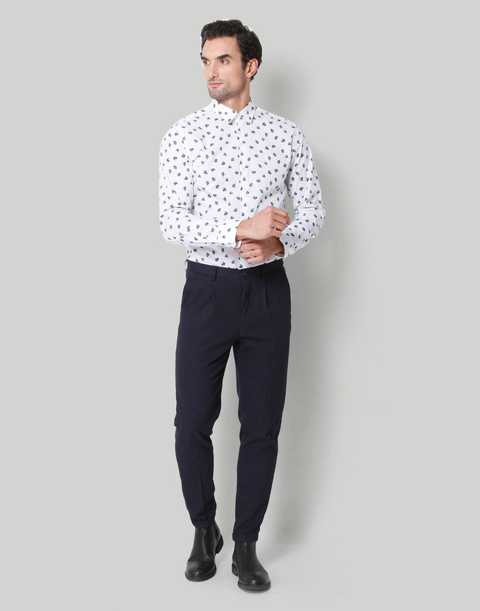 Blue Formal Trousers