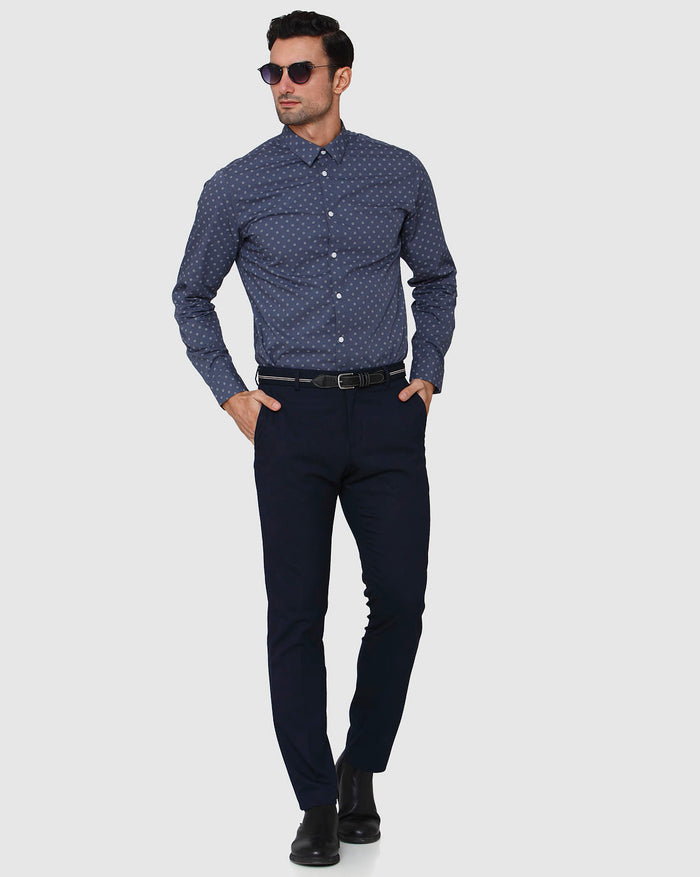 Blue Formal Trousers