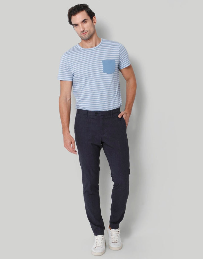 Blue Formal Trousers
