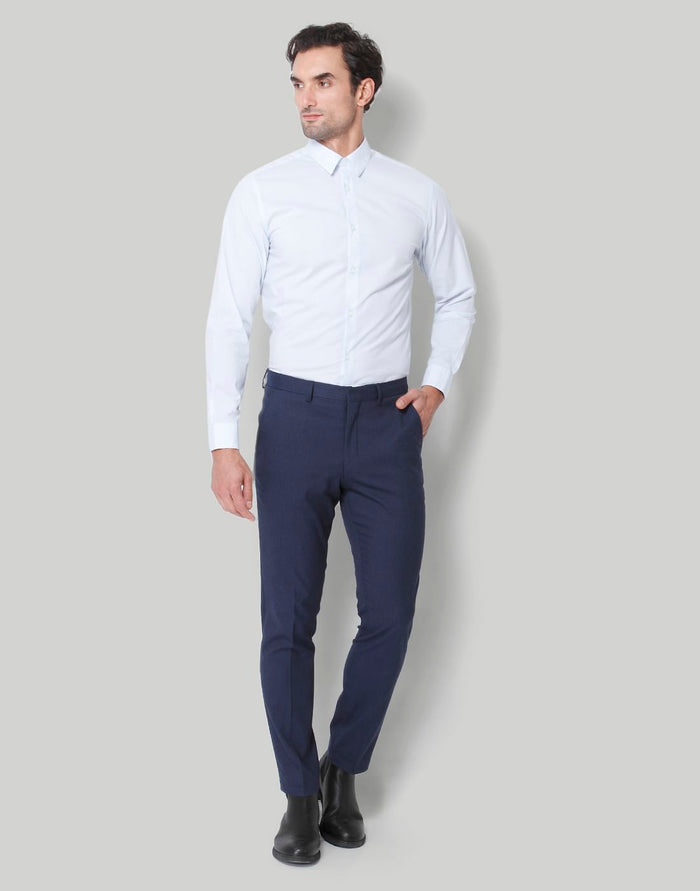 Blue Formal Trousers