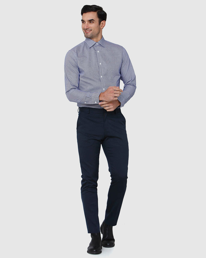 Blue Formal Trousers