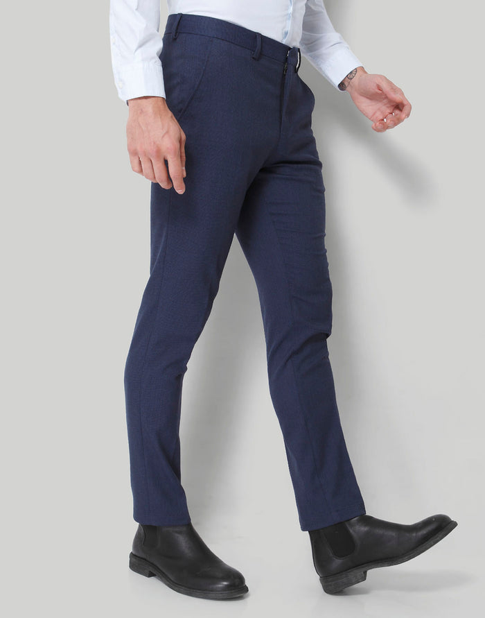 Blue Formal Trousers
