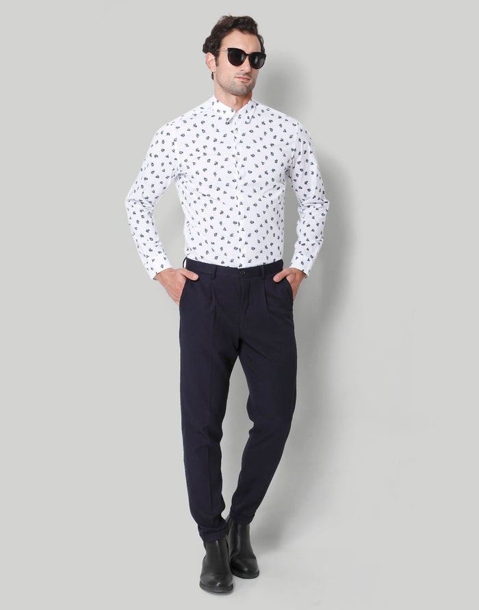 Blue Formal Trousers