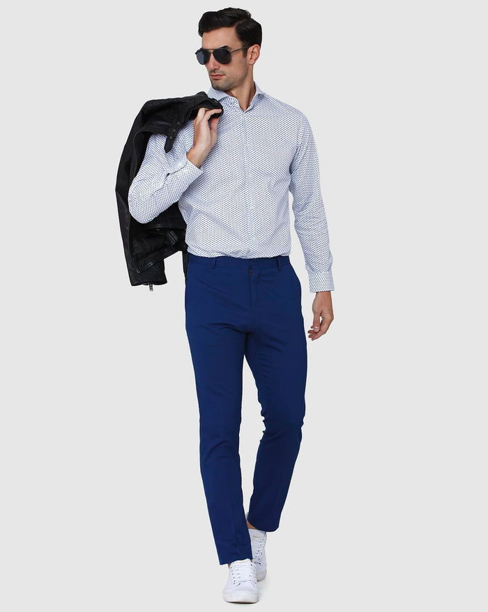 Blue Formal Trousers