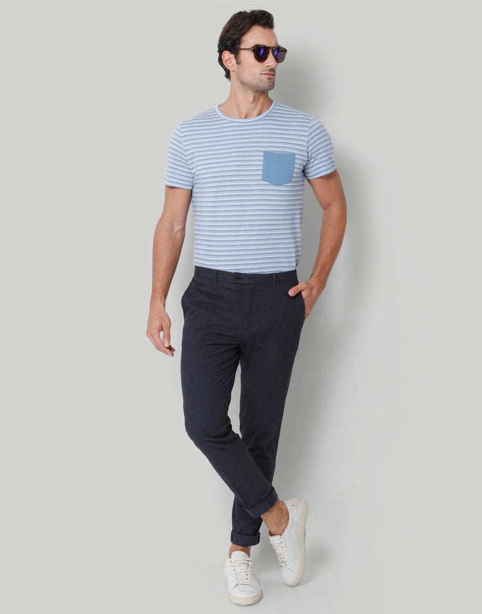 Blue Formal Trousers