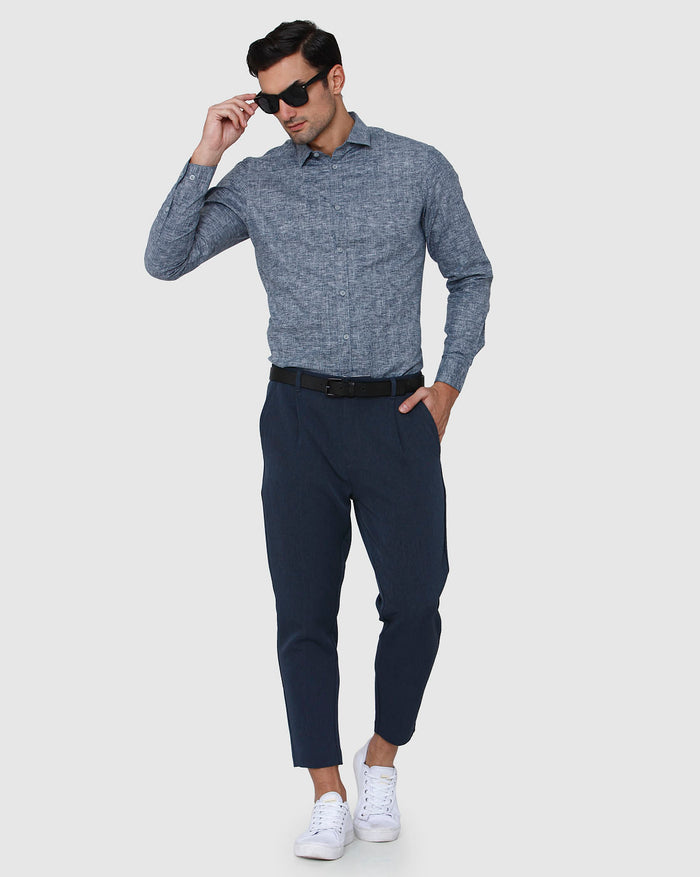 Blue Formal Trousers
