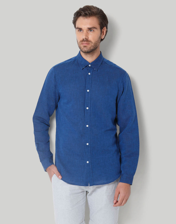 Blue Full Sleeves Shirt