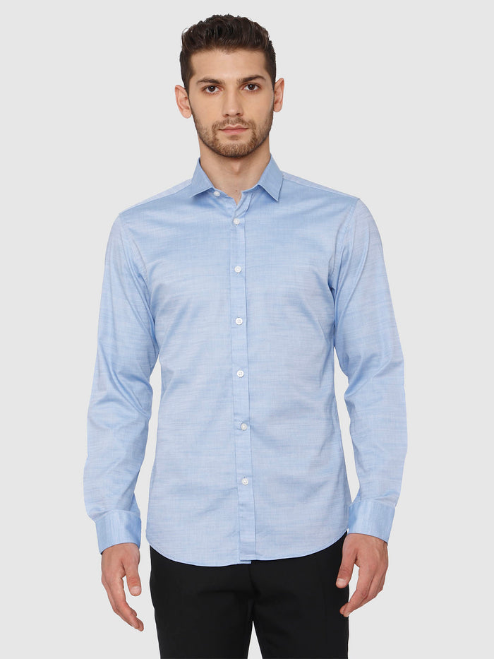 Blue Full Sleeves Shirt