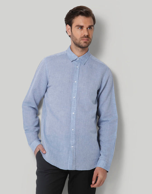 Blue Full Sleeves Shirt