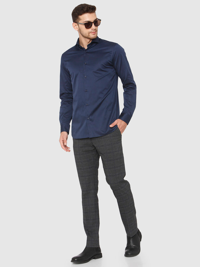 Blue Full Sleeves Shirt