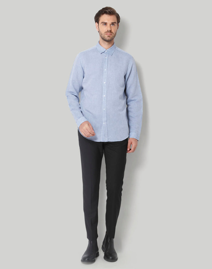 Blue Full Sleeves Shirt