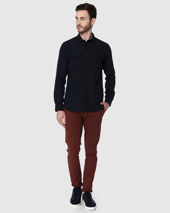 Blue Full Sleeves Shirt