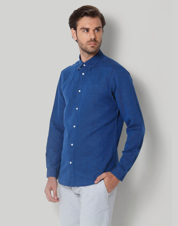 Blue Full Sleeves Shirt