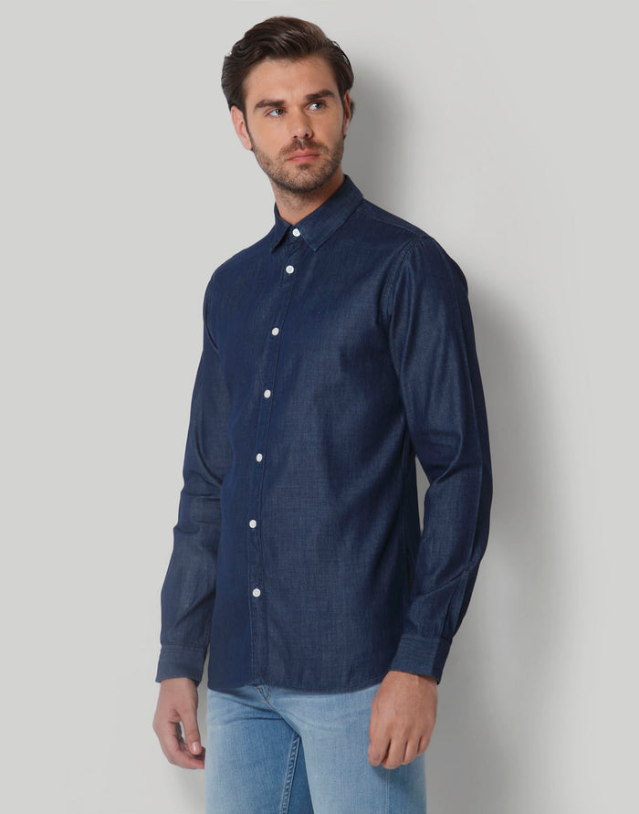 Blue Full Sleeves Shirt