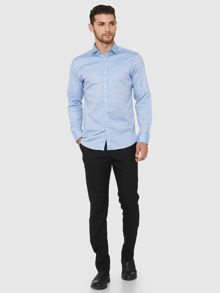 Blue Full Sleeves Shirt