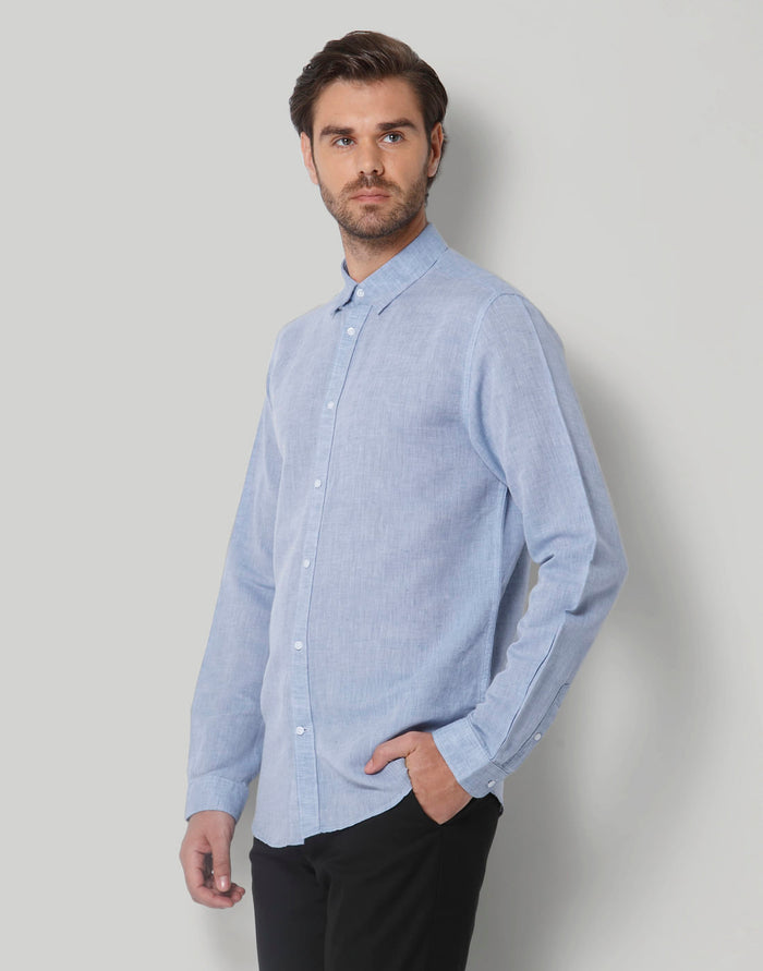 Blue Full Sleeves Shirt