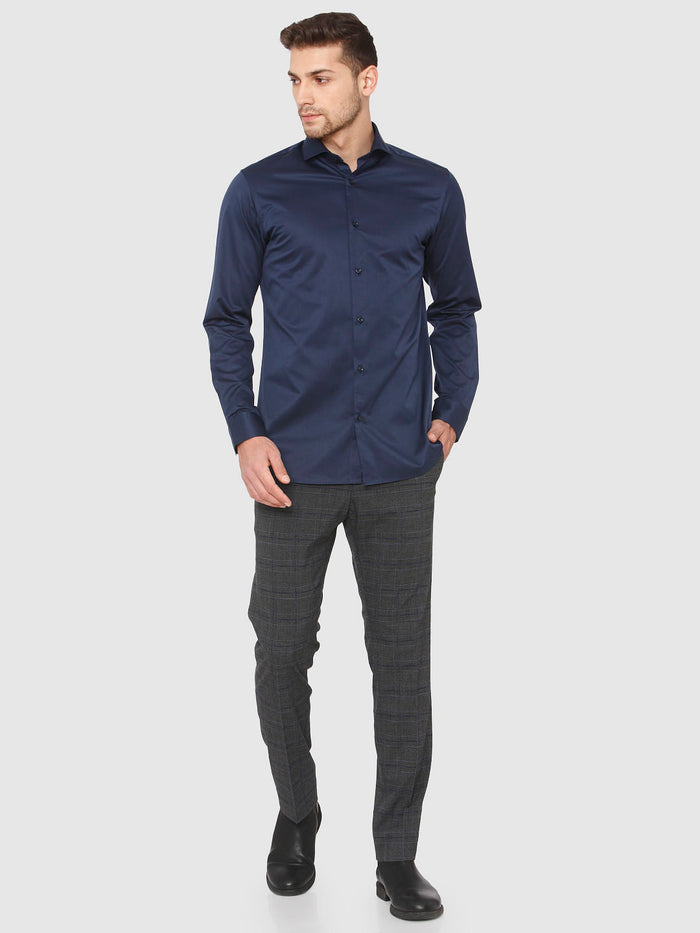 Blue Full Sleeves Shirt