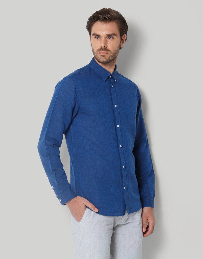 Blue Full Sleeves Shirt