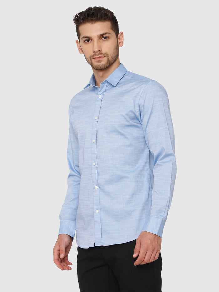 Blue Full Sleeves Shirt