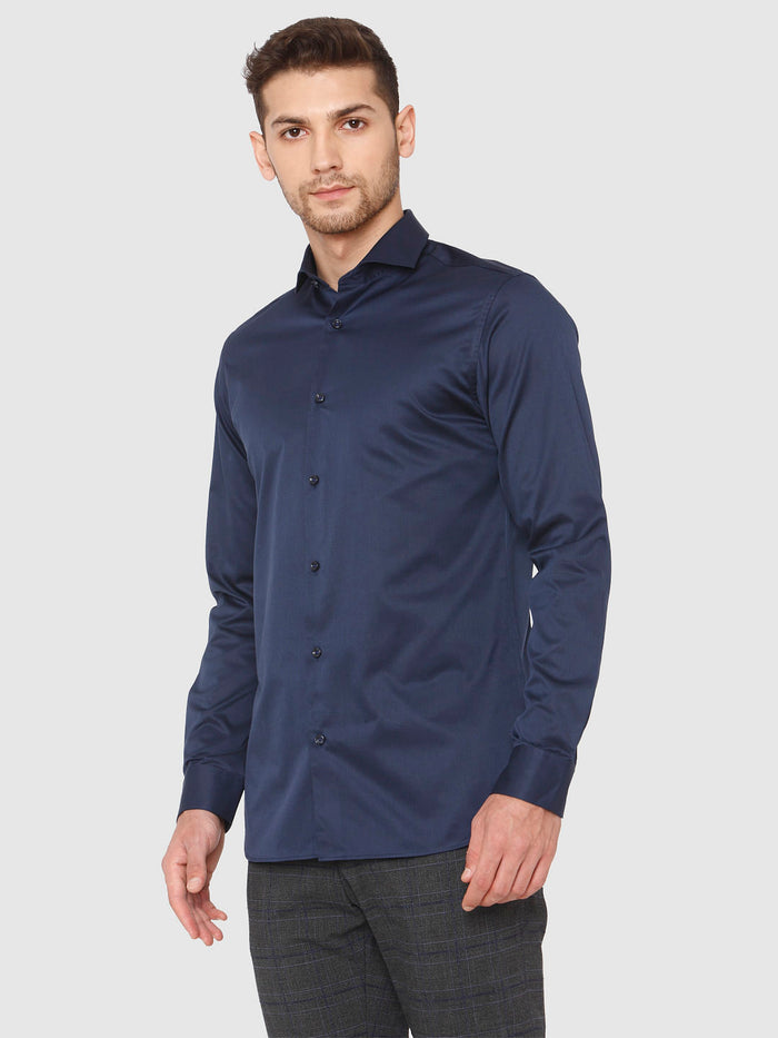 Blue Full Sleeves Shirt