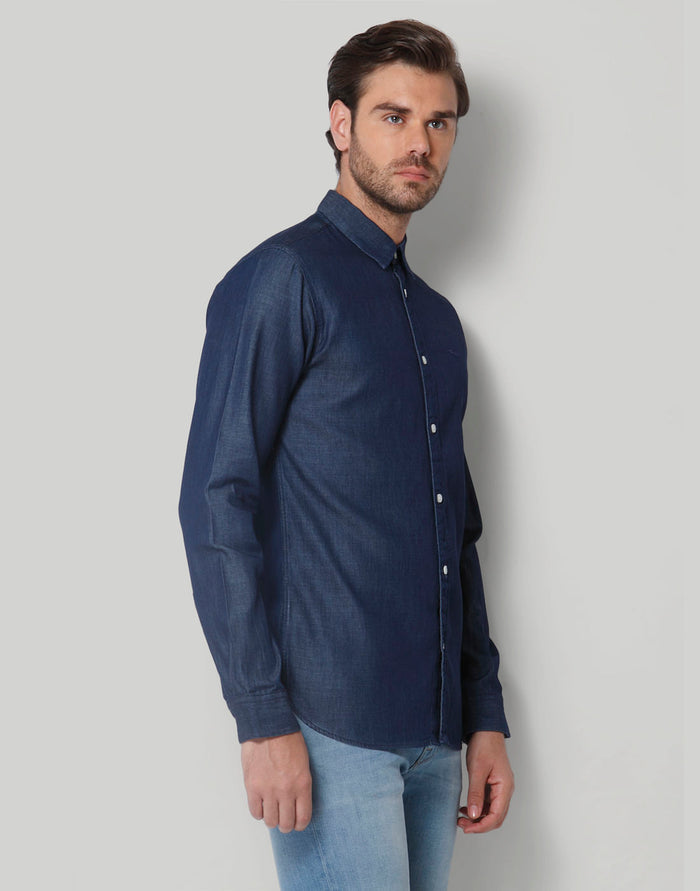 Blue Full Sleeves Shirt