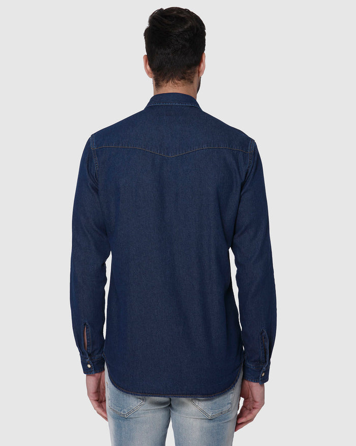 Blue Full Sleeves Shirt