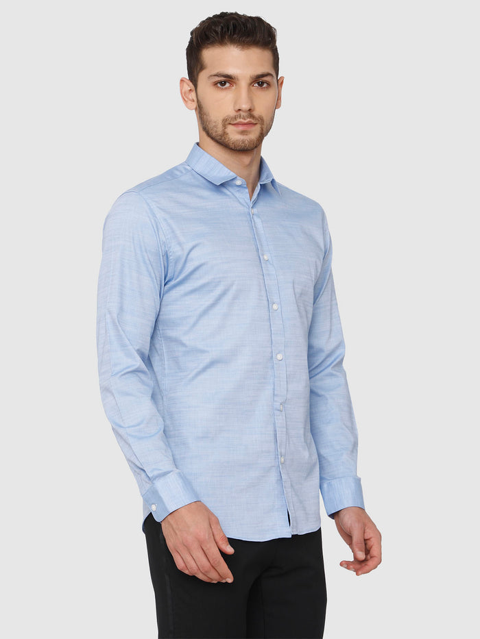 Blue Full Sleeves Shirt