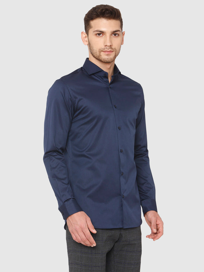 Blue Full Sleeves Shirt