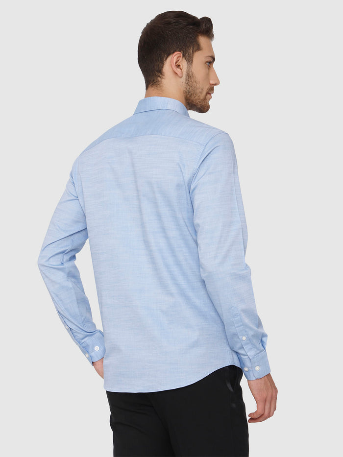 Blue Full Sleeves Shirt