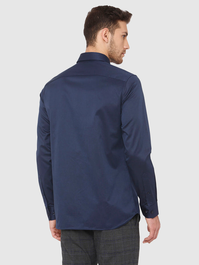 Blue Full Sleeves Shirt