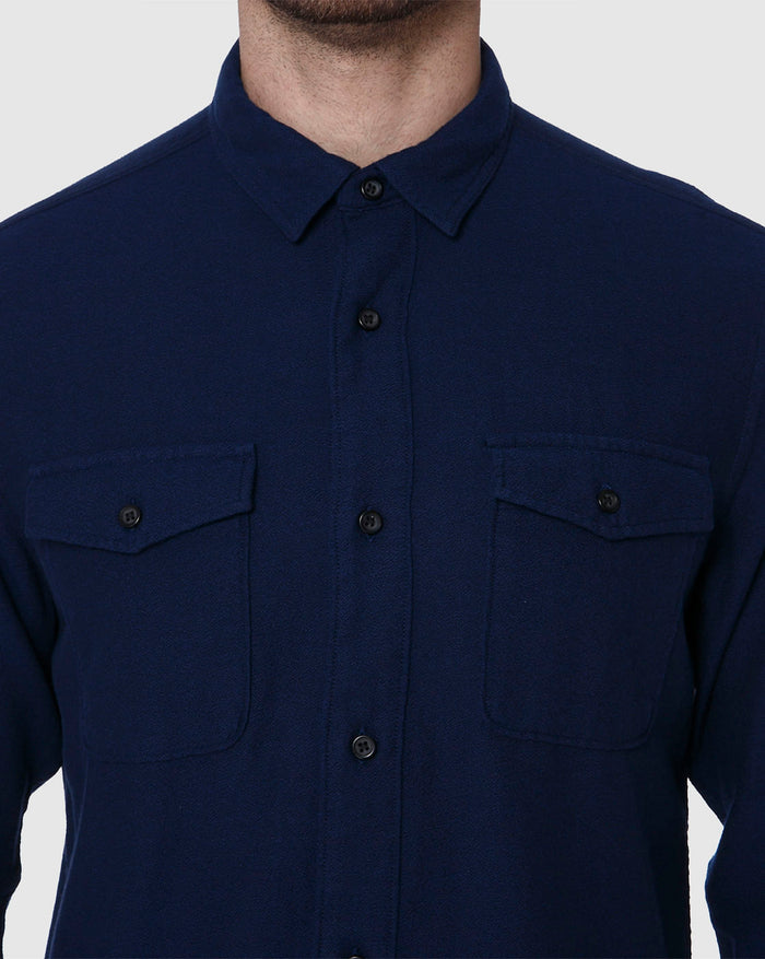Blue Full Sleeves Shirt