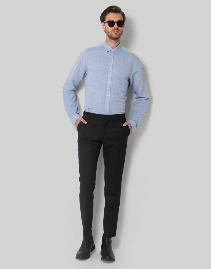 Blue Full Sleeves Shirt