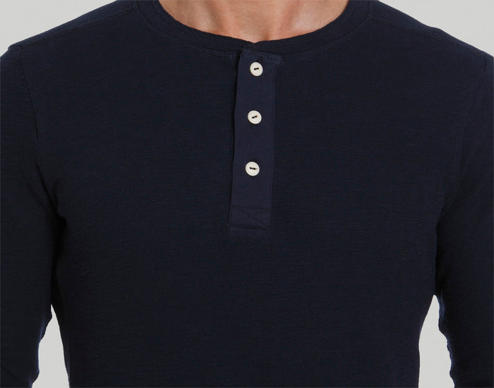 Blue Henley T-Shirt