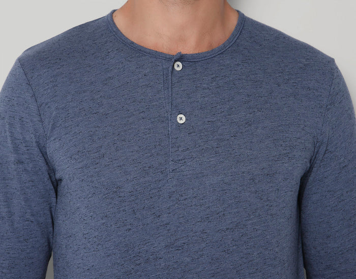 Blue Henley T-Shirt