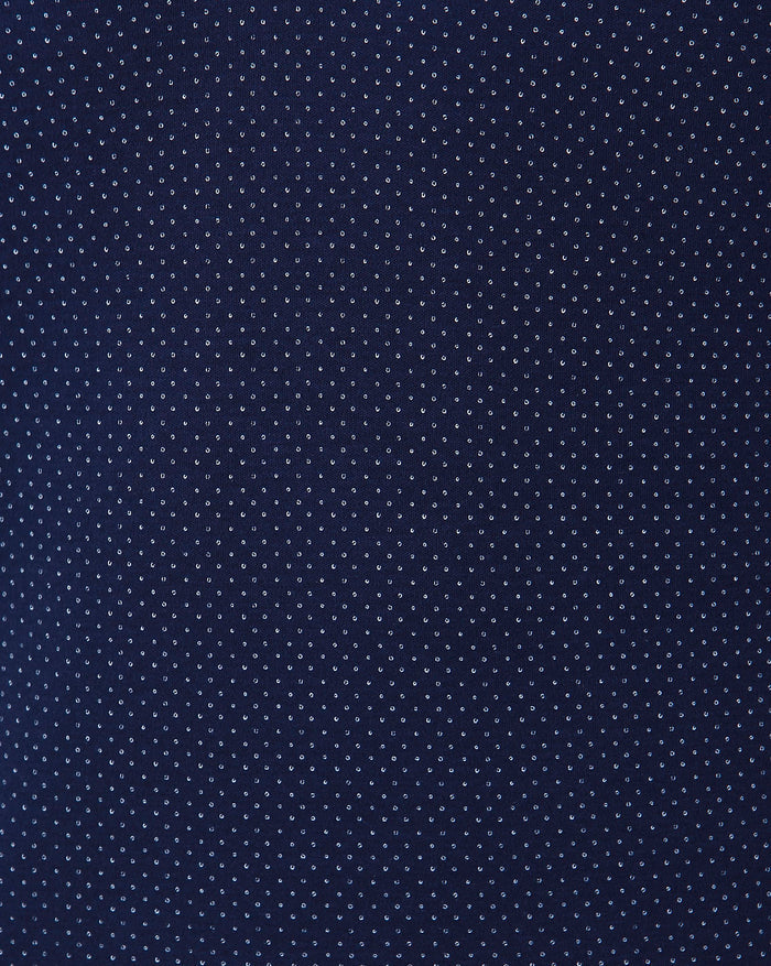Blue Polo Neck T-Shirt