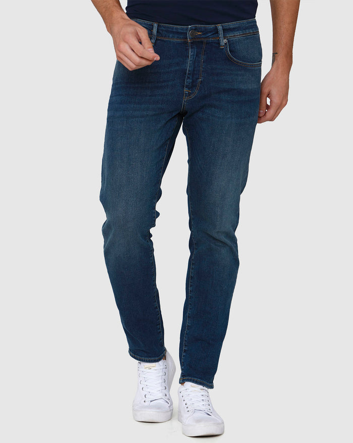 Blue Straight Fit Jeans