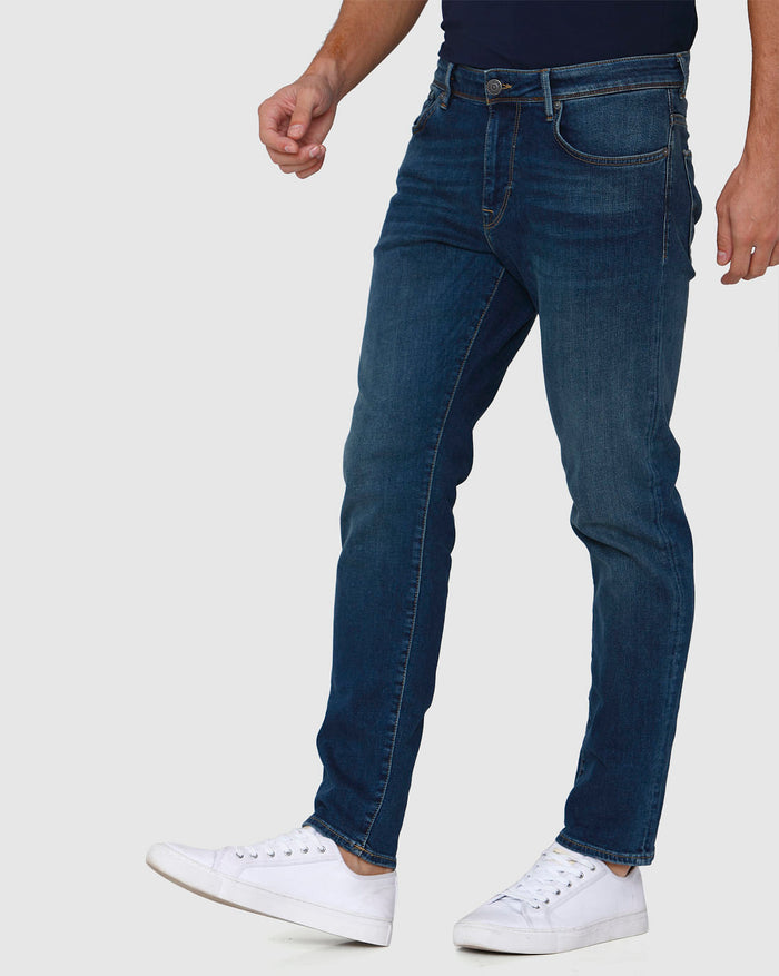 Blue Straight Fit Jeans
