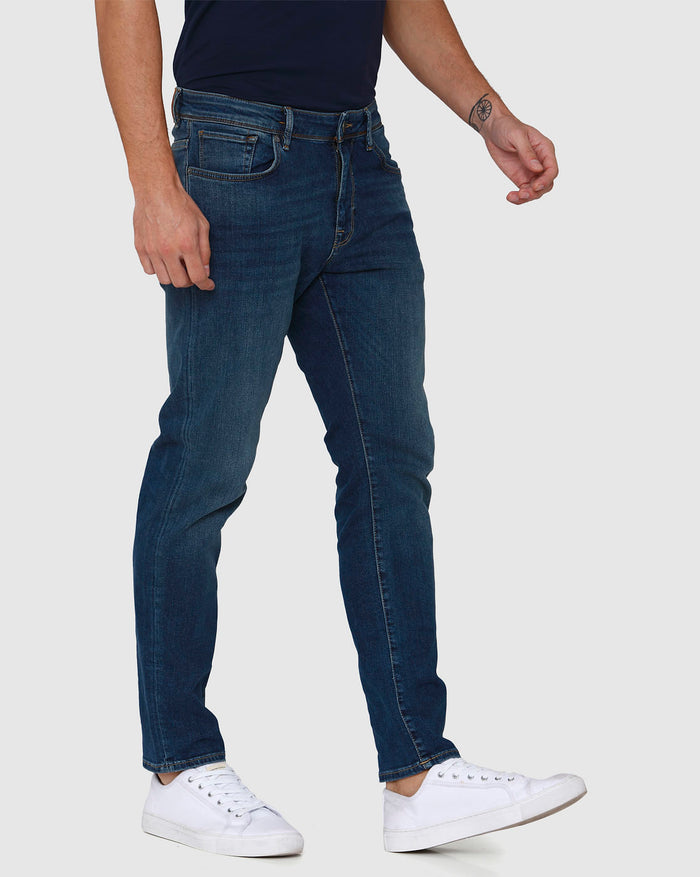 Blue Straight Fit Jeans