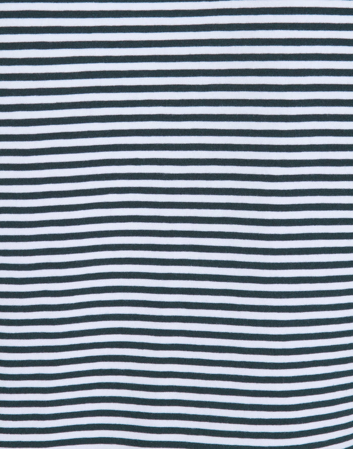 Blue Striped Crew Neck T-Shirt