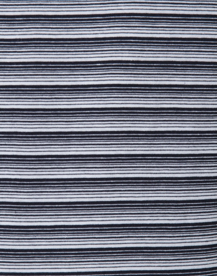 Blue Striped Crew Neck T-Shirt