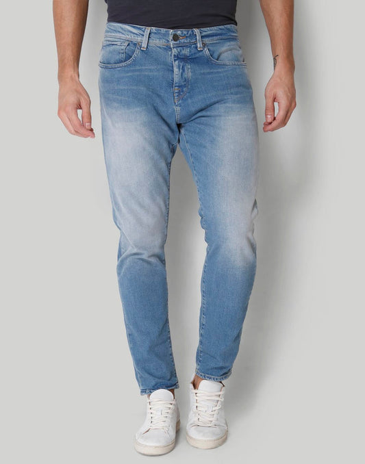 Blue Tapered Fit Jeans