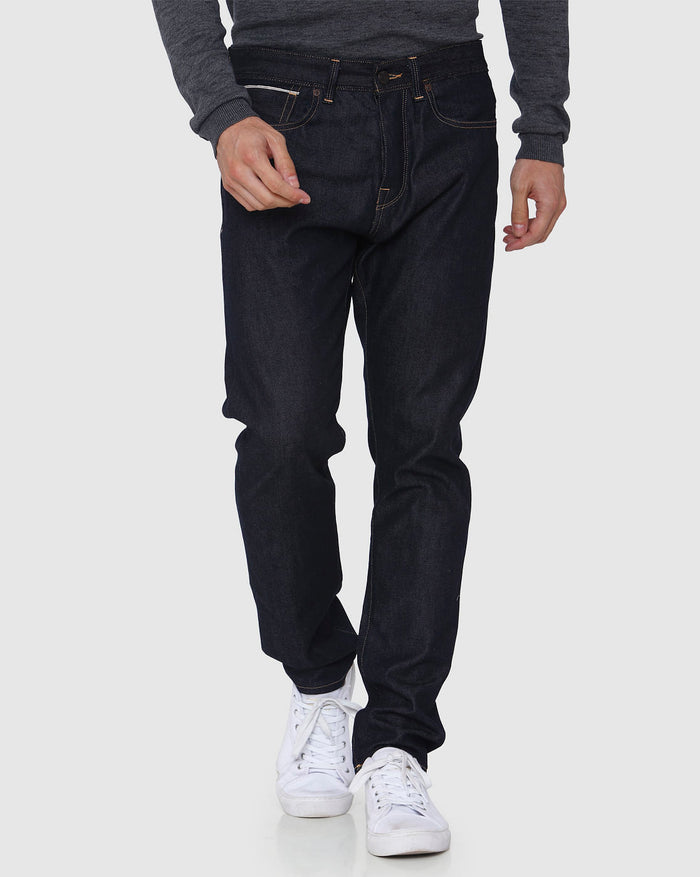 Blue Tapered Fit Jeans